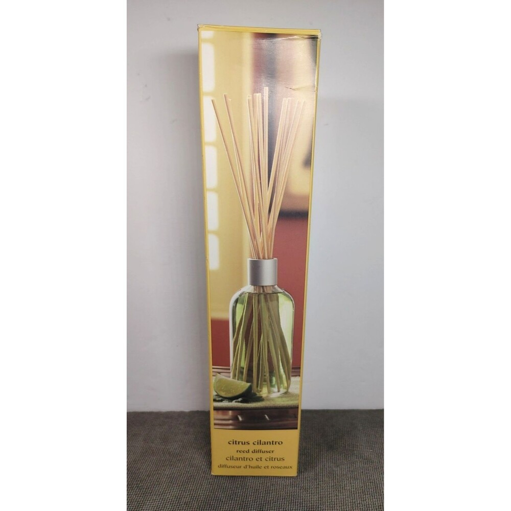 New Pier 1 Citrus Cilantro Reed Diffuser 8 oz New in Open Box *Discontinued USA